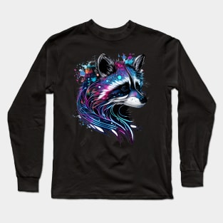 Astral Spirit Raccoon Long Sleeve T-Shirt